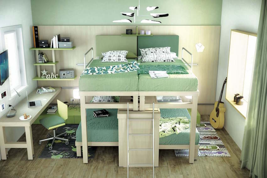 Arredo Funzionale per la Camera dei Bambini a Castello